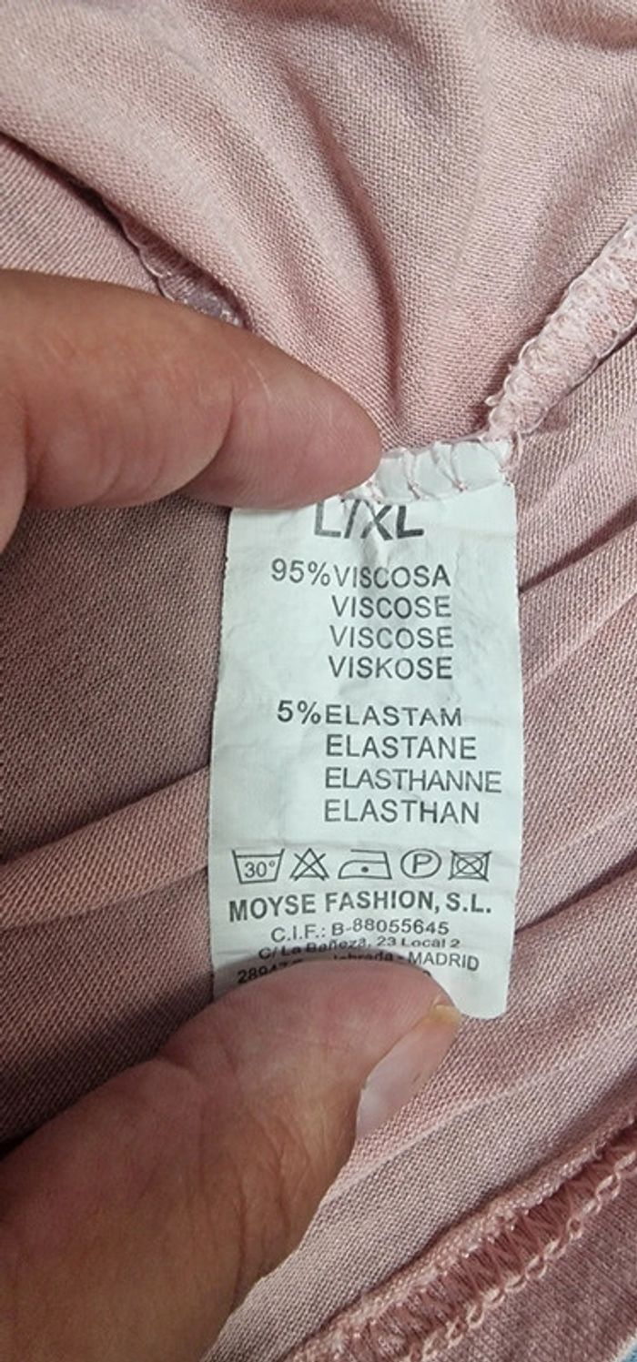 Debardeur rose avec dentelle - photo numéro 6