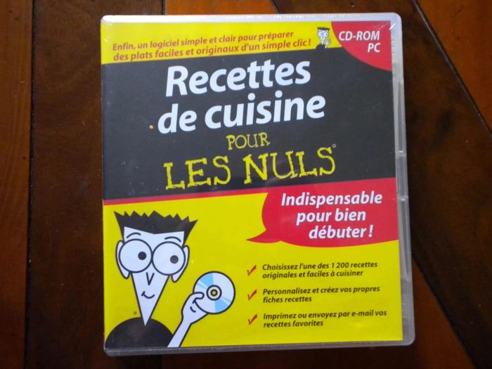 Logiciel Recettes de cuisine pour les nuls Neuf