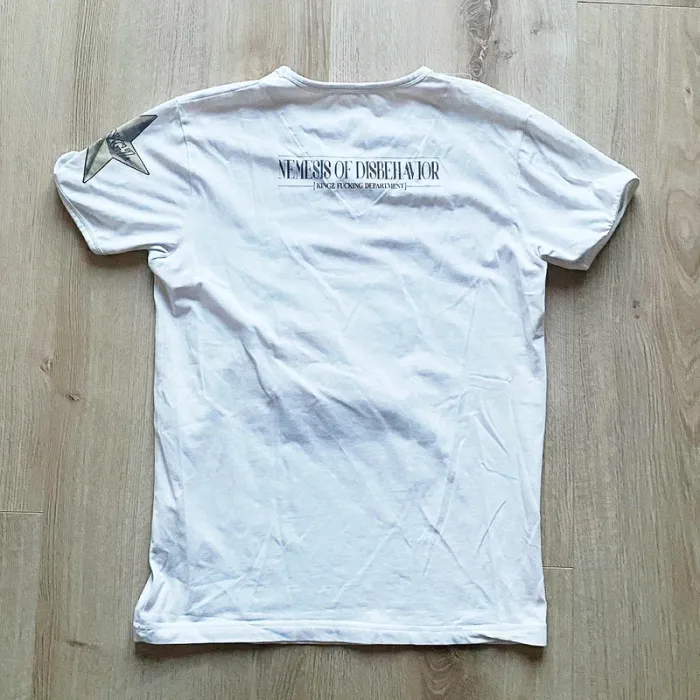 Kingz T-Shirt Wanted Blanc Exclusive Collection Homme Halloween Mode Vintage (Taille M) - photo numéro 6