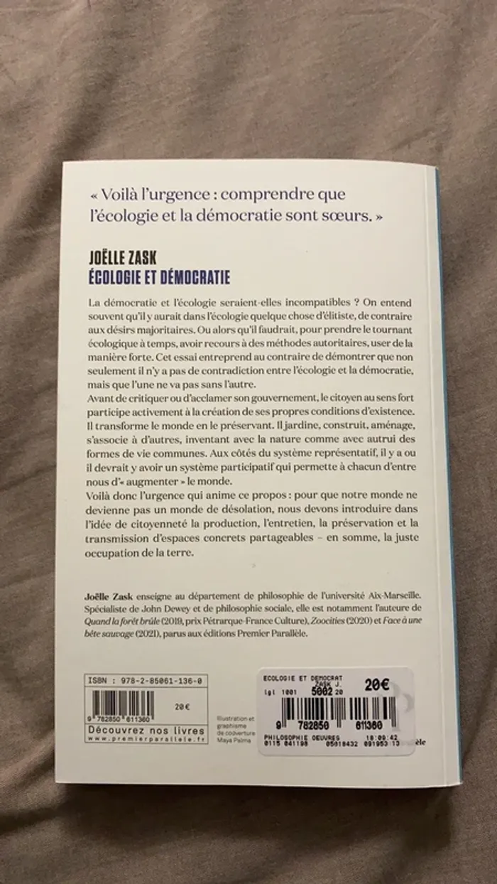 Joëlle Zask écologie et démocratie - photo numéro 2