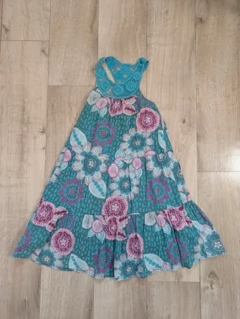 Robe longue col en macramé 3 ans Vertbaudet