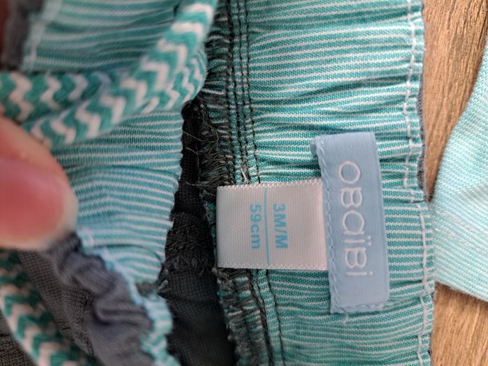 Ensemble 3 mois Obaïbi Okaïdi neuf sans étiquette - photo numéro 4