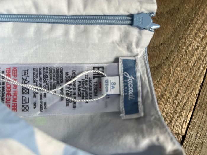 Robe bleue libellules Jacadi 8 ans - photo numéro 5