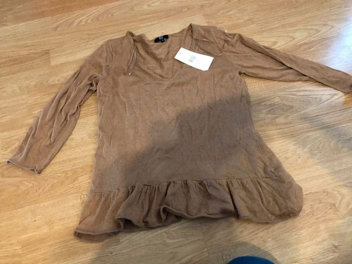 Pull  leger camel
