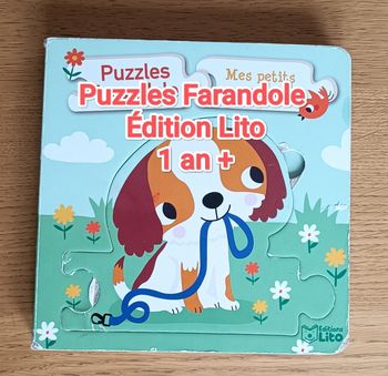 Livre Mes puzzles farandole : mes petits compagnons 1 an +
