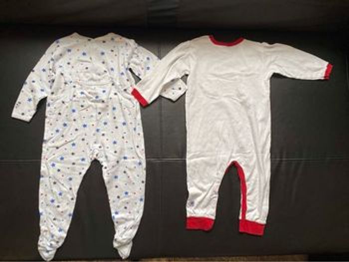 Lot de 2 pyjamas 24 mois petit bateau printemps automne - photo numéro 2