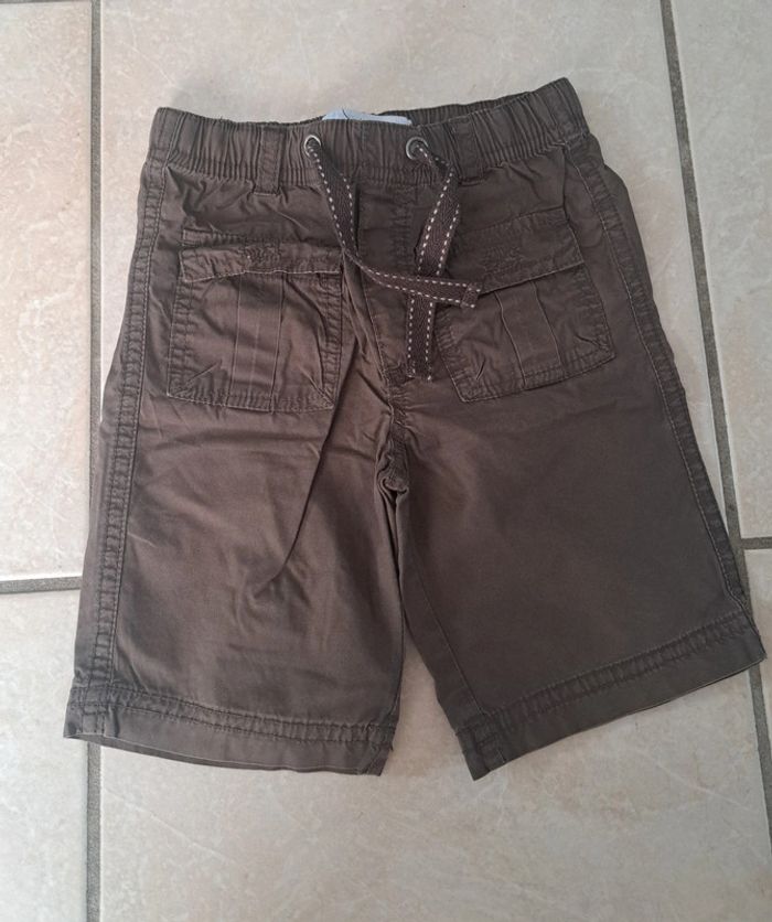 Bermuda taille élastique marron 23 mois 👦 Gemo en TBE