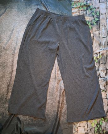 Pantalon large fluide gris anthracite Asos design