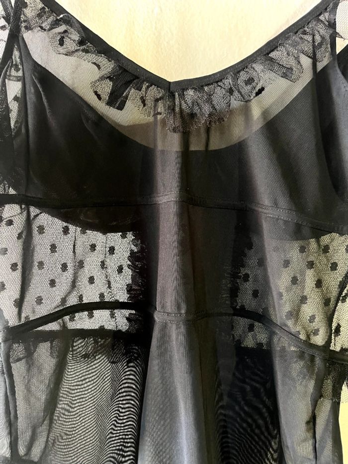 Body femme sexy tulle dentelle shein river island taille 16 - photo numéro 7