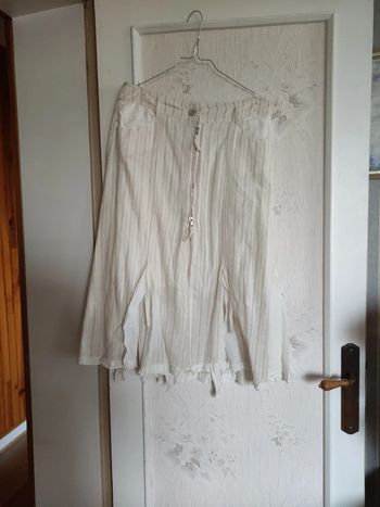 Jupe longue coton lin 38 camaïeu