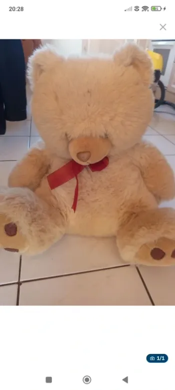 Peluche ours 55 cm
