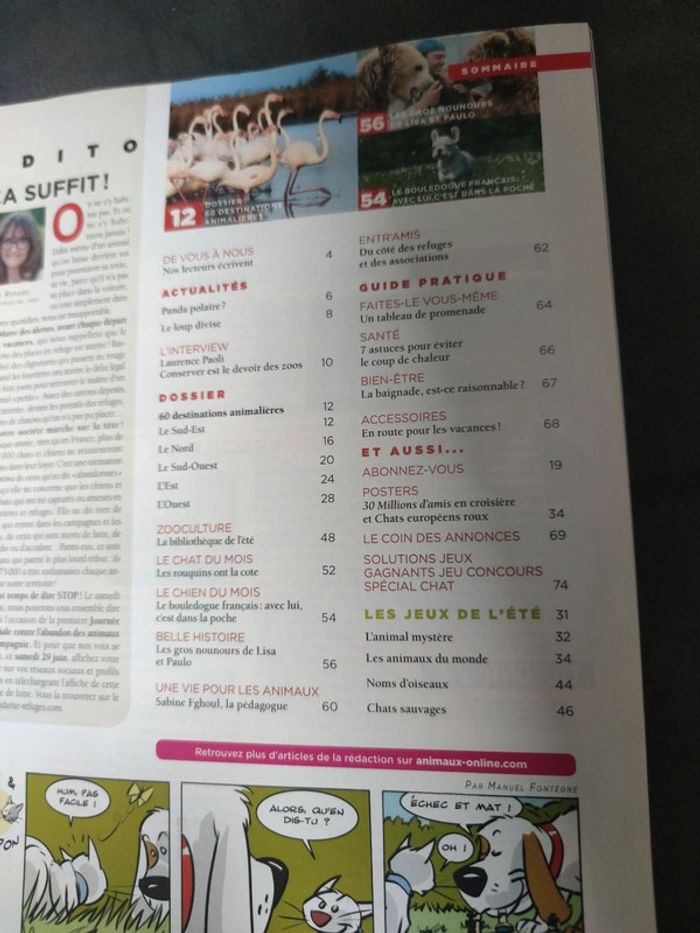 Magazine 30 millions d'amis numéro 375 été 2019 - photo numéro 3
