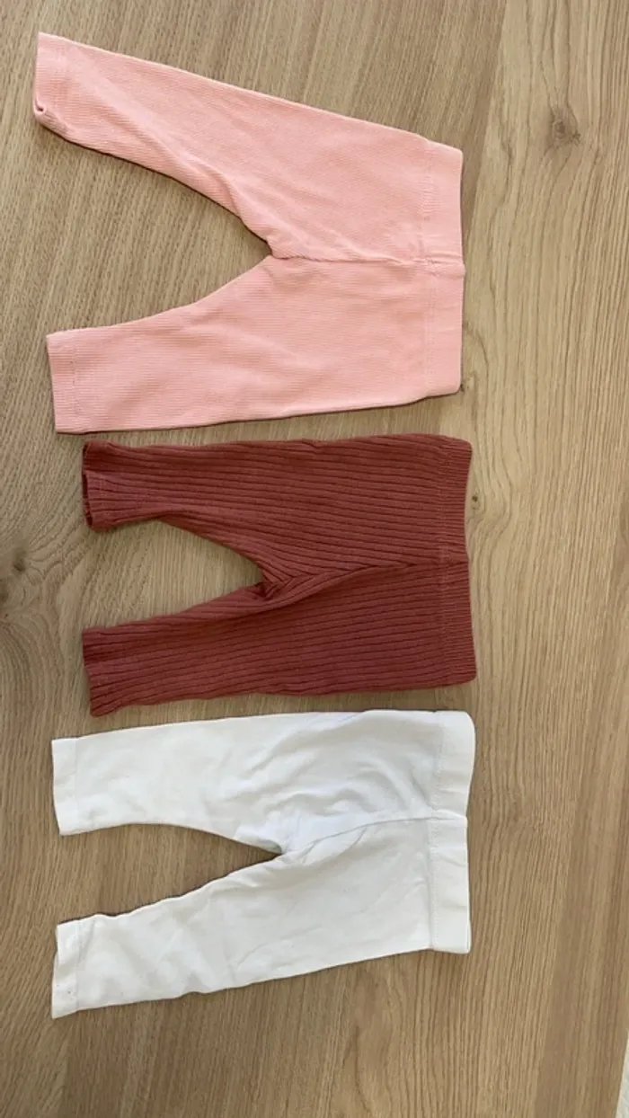 Lot de 3 leggings 3 mois - photo numéro 2