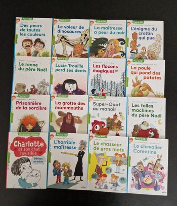 Lot de 16 livres ce1 milan benjamin