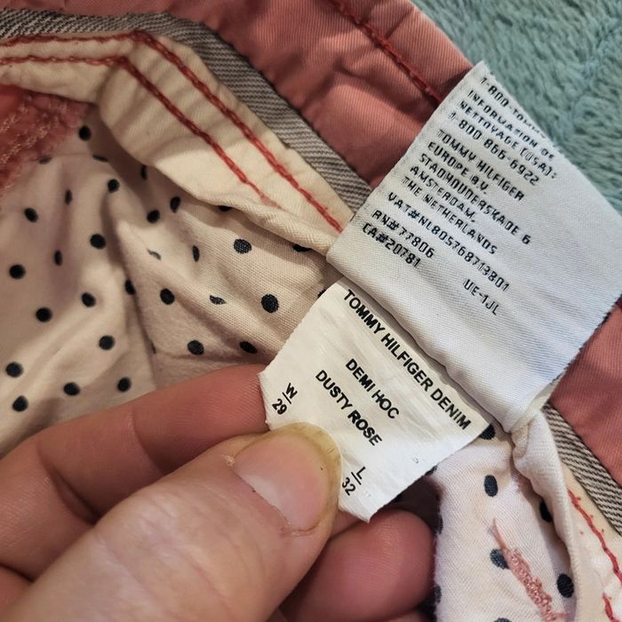 Pantalon Chino Femme - Demi Hoc - Dusty Rose 👖 Tommy Hilfiger - Taille W29 L32 - photo numéro 7