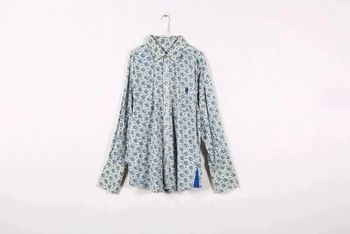 "Adorable chemisier vintage 80's en coton motif liberty (#240511)