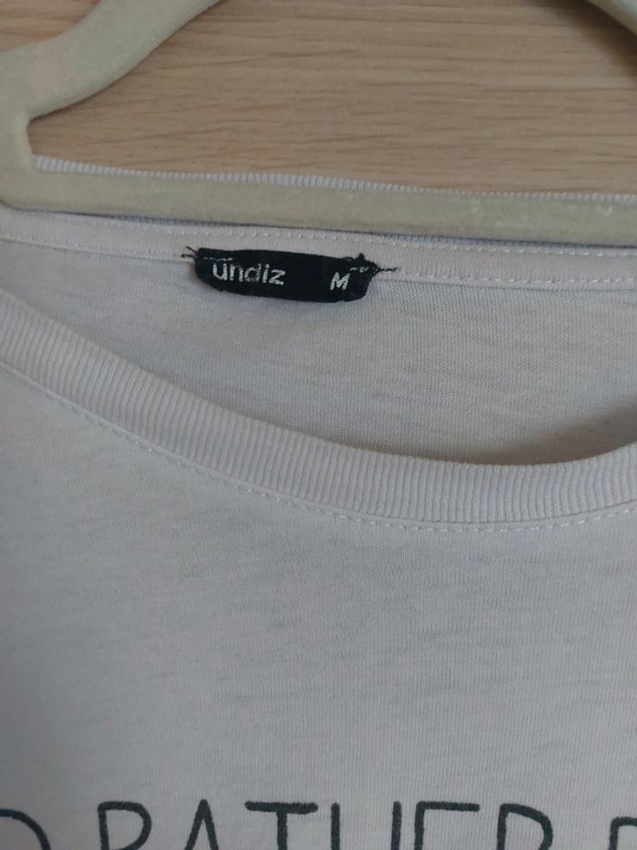 Tee-shirt blanc imprimé licorne - photo numéro 2