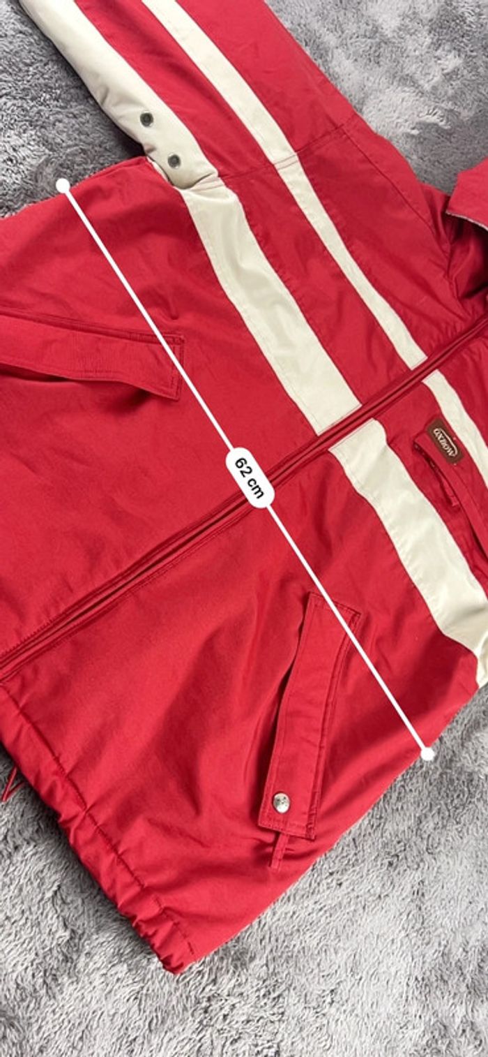 Manteau Ski Snowboard Oxbow Rouge et Écru – Taille M - photo numéro 4