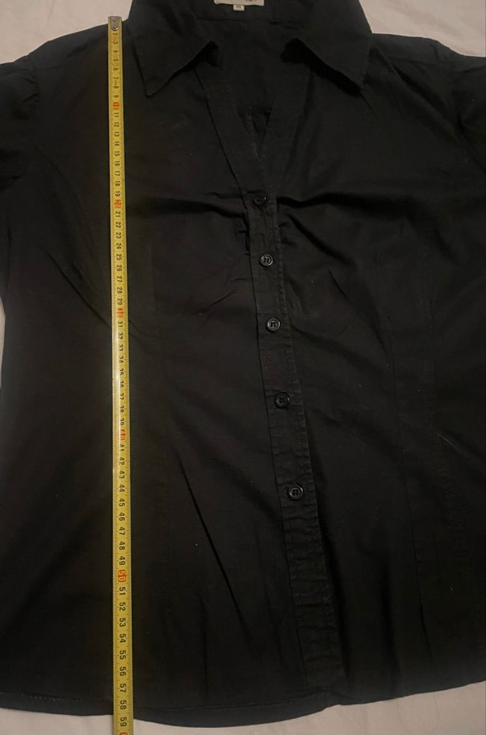 Chemise noire »Tex »manches longues - photo numéro 5