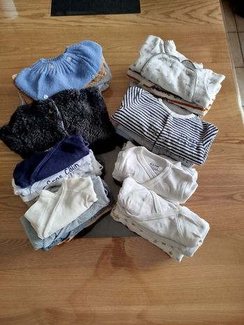 Lot vêtements 1 mois garçon