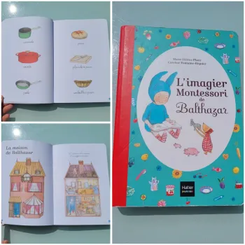 Livre Montessori 🐥 L'Imagier Montessori de Balthazar 🫒