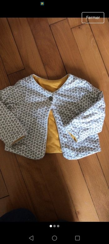 Gilet réversible 18 mois
