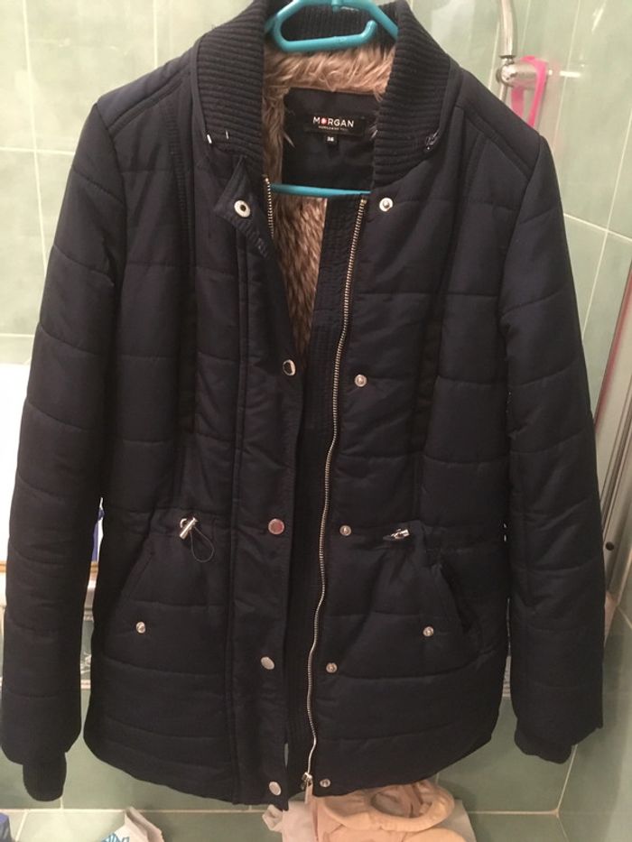 Manteau Mango bleu marine 36