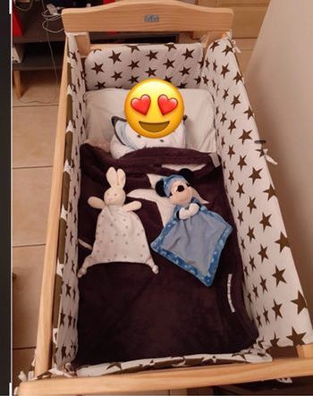 Petit lit en bois cododo