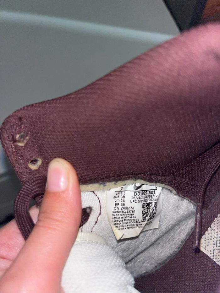 Nike Dunk high bordeaux - photo numéro 3