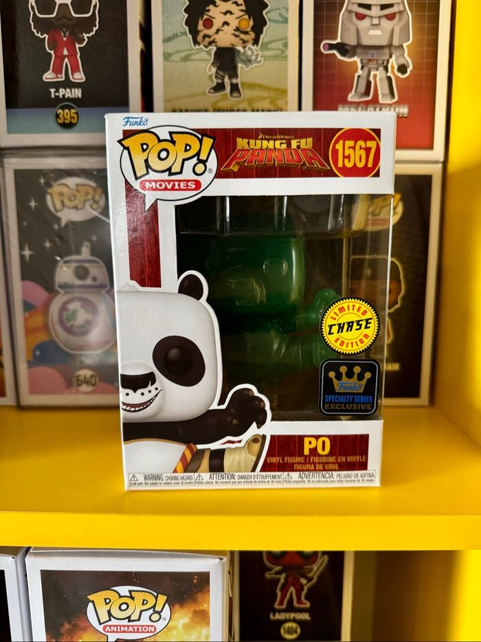 Funko Pop! Movies 1567 - Dreamworks Kung Fu Panda - Po - Limited Edition Chase - Funko Speciality Series Exclusive