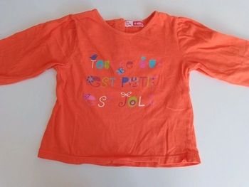 Tee-shirt fille 12 mois DPAM