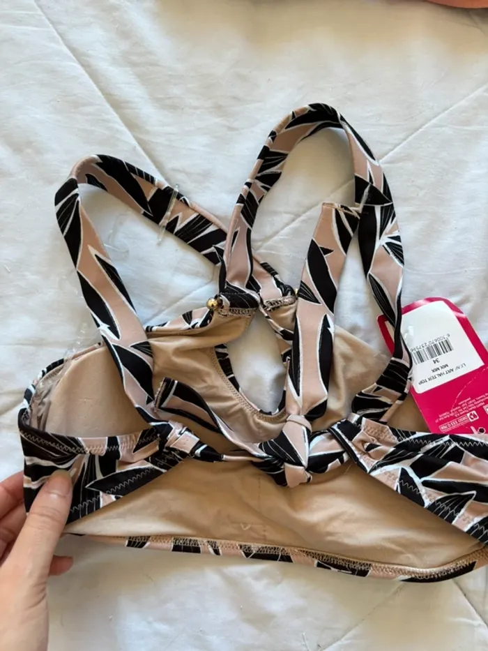 Lot 6 maillots de bain bikini bas et haut motifs multicolores pailleté Penti taille XS/34 neuf - photo numéro 5