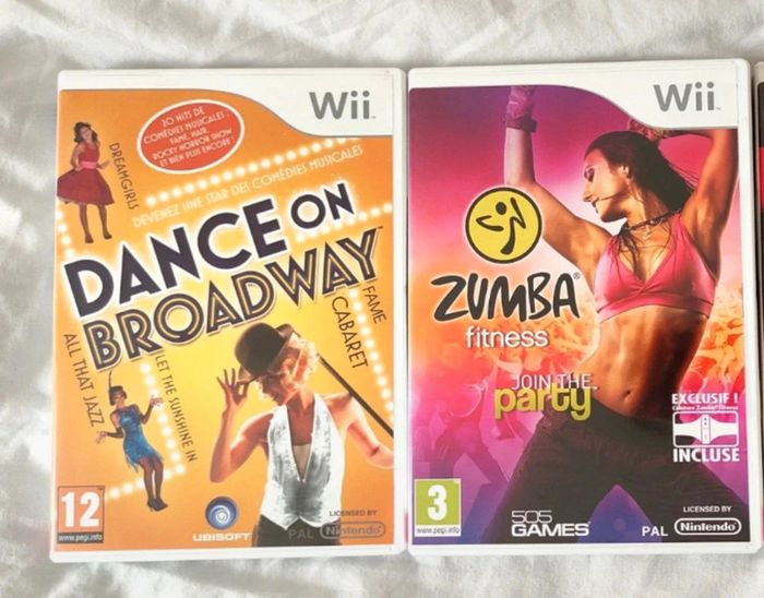 Lot jeux Nintendo Wii zumba Broadway
