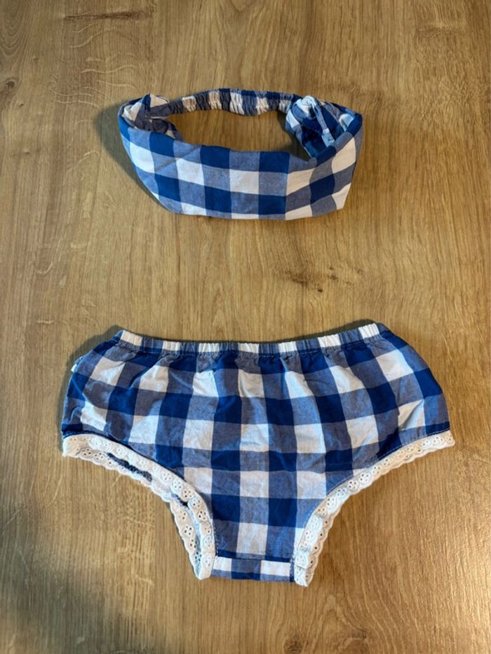 Ensemble bloomer + bandeau Vertbaudet 18 mois parfait état