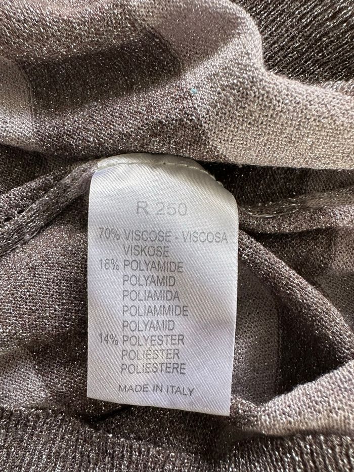 Pull fin pailleté marinière Gérard Darel T1 36 S - photo numéro 6