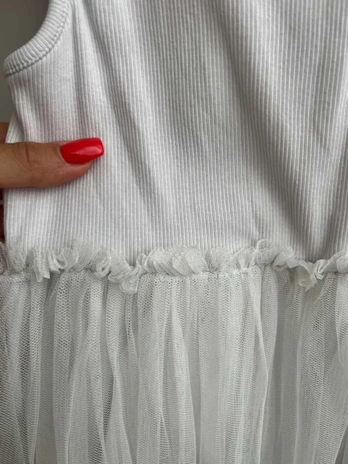 🤍 Robe en tulle blanche Zara – 6 ans 🤍 - photo numéro 4