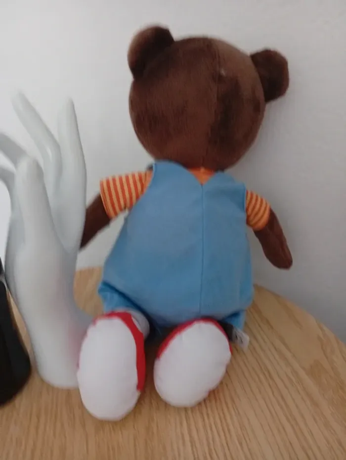 Peluche 32cm ours brun dessin animé petit ours - photo numéro 3