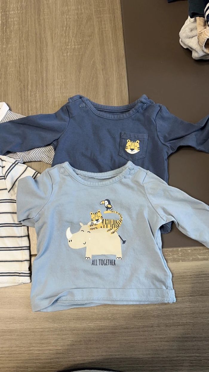 Lot tee shirt manche longue - photo numéro 3