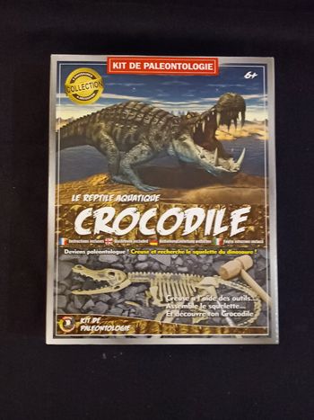 Kit paléontologie crocodile