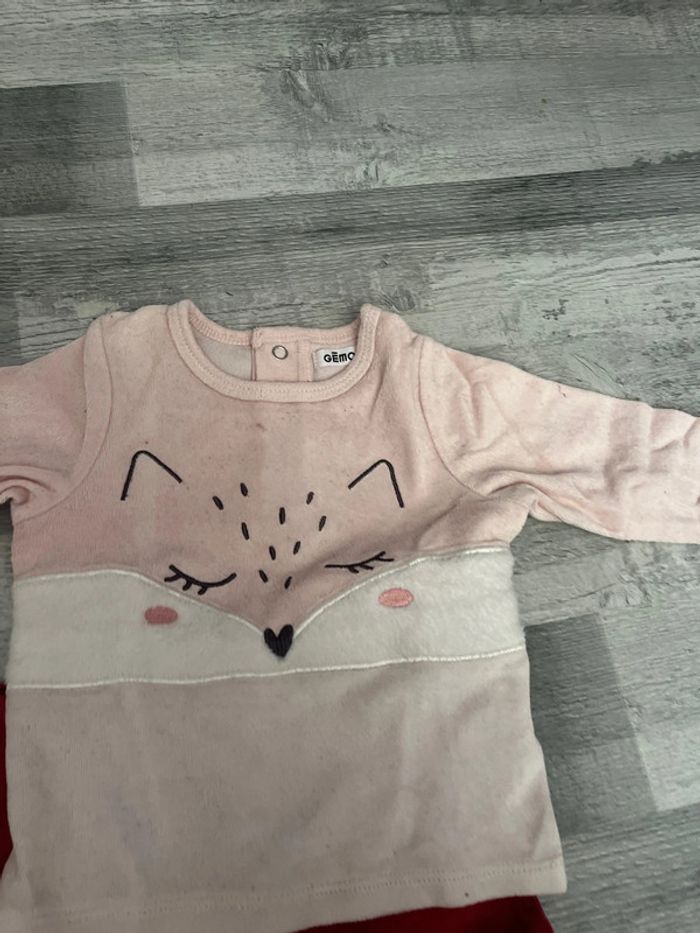 Pyjama deux pièces bébé fille 18 mois - photo numéro 3