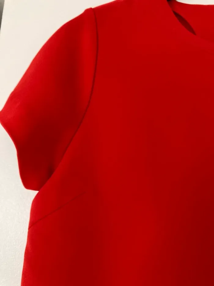 Robe droite rouge Acanthe taille 3 - photo numéro 4