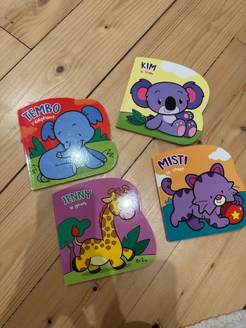 Lot 4 livres animaux