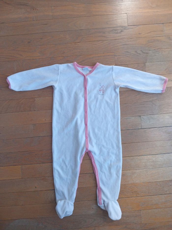 Pyjama fille velours Petit Bateau 24 mois - photo numéro 10