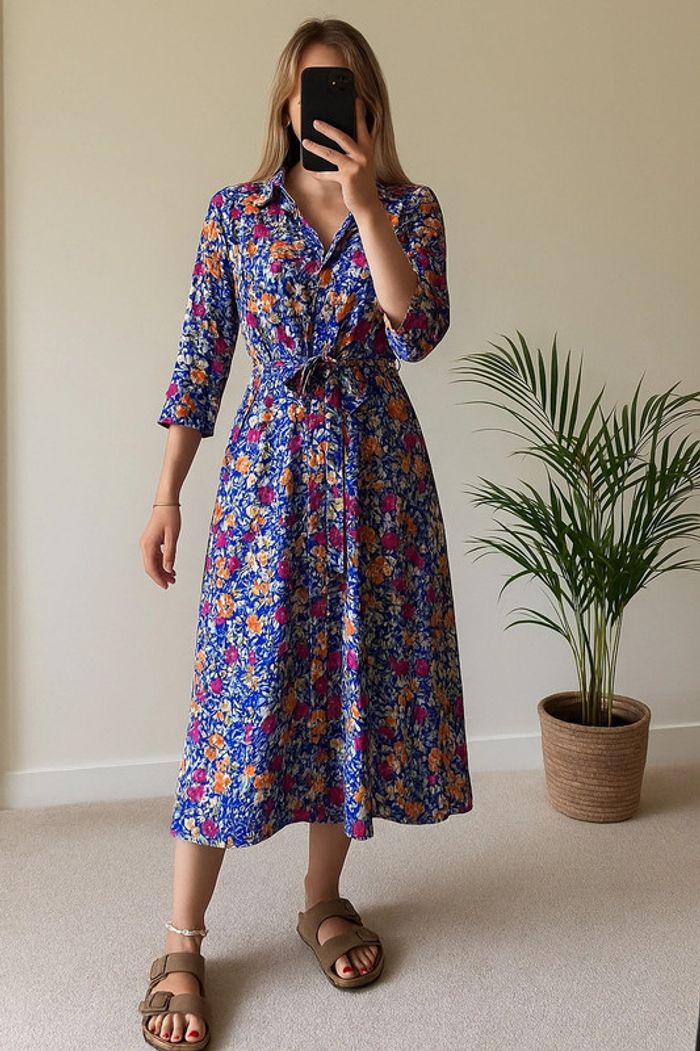 Robe longue fleurie colorée - Vero Moda - Taille XS