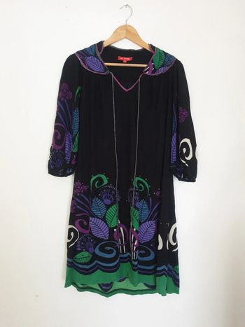 Robe été thème floral