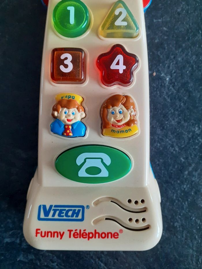 Téléphone parlant Funny Téléphone Vtech - photo numéro 3