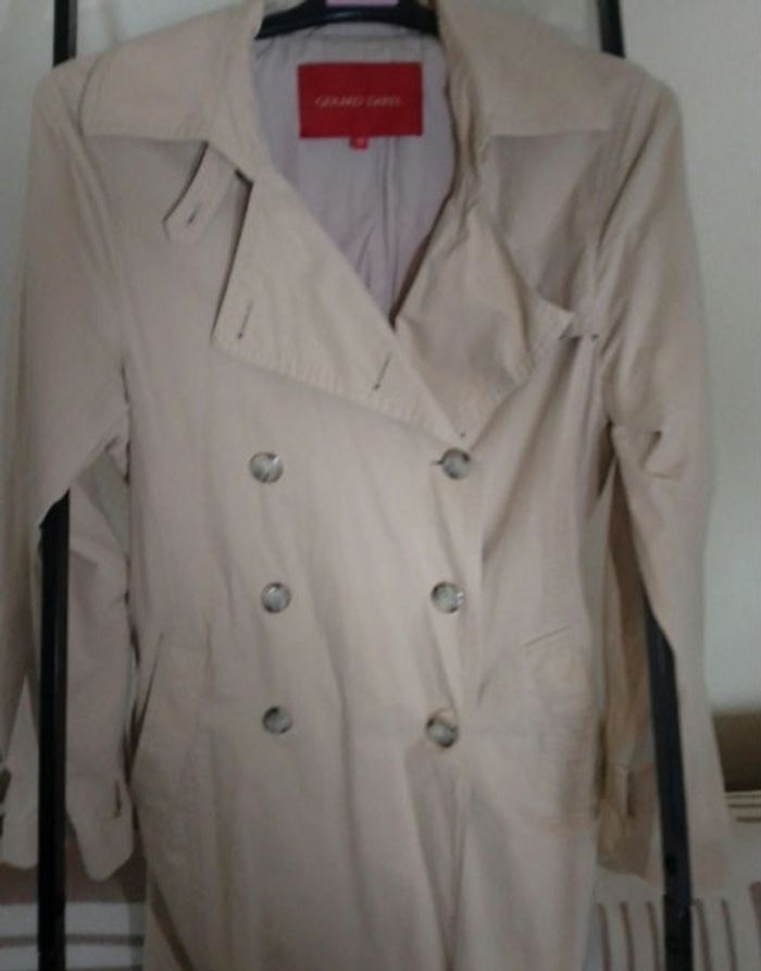 Trench long beige Gérard darel t40 - photo numéro 5