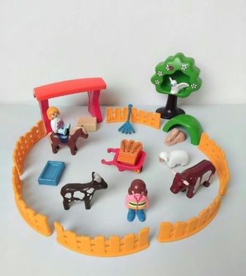 PLAYMOBIL 123 Ferme Animaux Parc Animalier 🐄