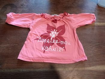 Tee shirt manche longue 3 mois