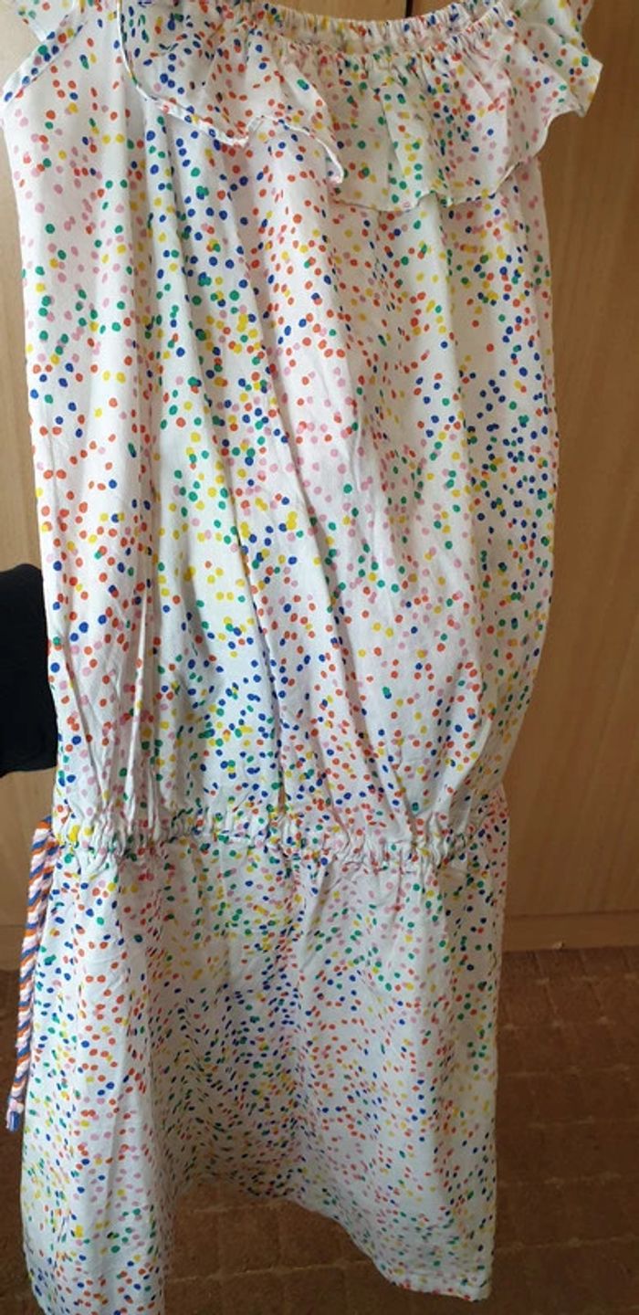 Neuve tres jolie robe multicolor 10/12 ans maison jean Bourget - photo numéro 5